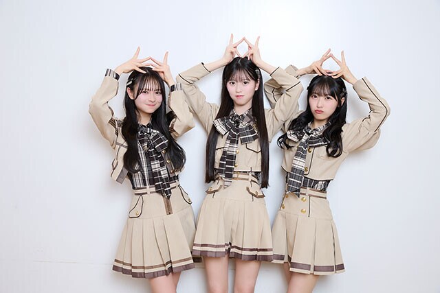 19期研究生・伊藤百花、18期生・八木愛月、17期生・佐藤綺星