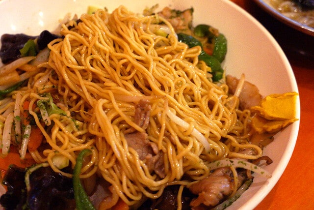 この独特の麺がうまい  