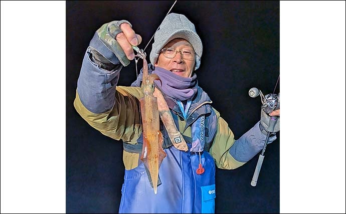 「ツツイカ3種そろい踏み！」イカメタルゲームでヤリイカ・アカイカ・スルメイカ手中【三重・錦沖】