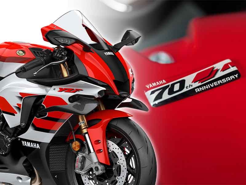 【ヤマハ】スーパースポーツ「YZF-Rシリーズ」5機種に70周年記念モデル登場！ RD56 着想のカラー・特別装備を採用 メイン