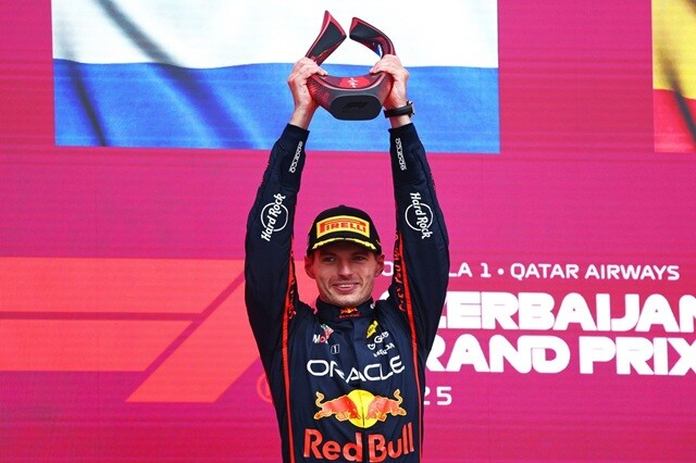 アゼルバイジャンで圧巻のポール・トゥ・ウィンを達成したフェルスタッペン。シンガポールの結果次第ではチャンピオンシップ争いに加わる可能性は十分ある！