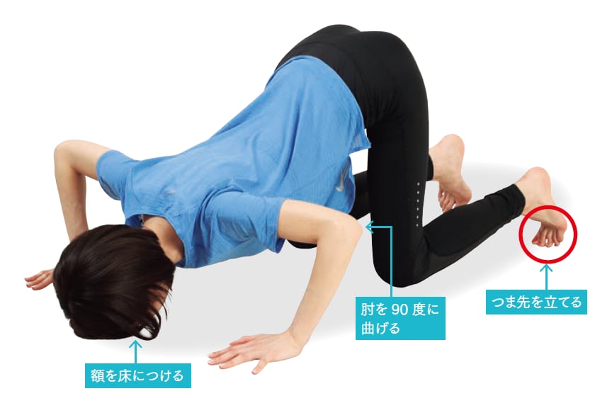 首ころがし ストレッチ体操のやり方 手順1【背骨コンディショニング】