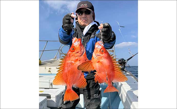 【沖釣り釣果速報】玄界灘のテンビン五目で6〜9kg級大型メダイ続々浮上！（福岡）