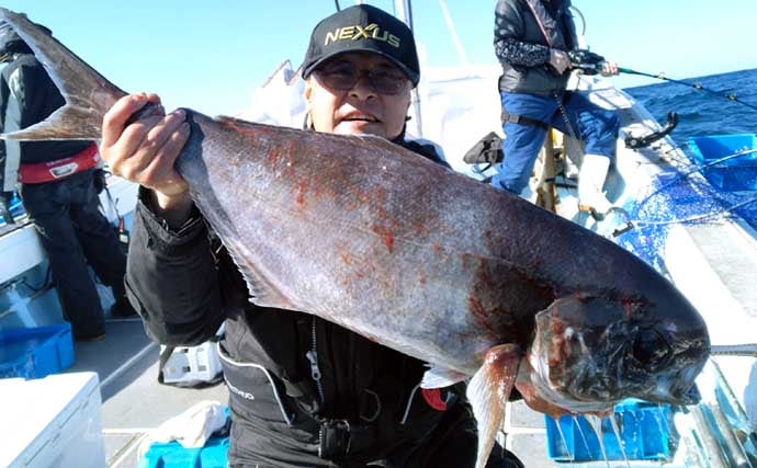 【沖釣り釣果速報】玄界灘のテンビン五目で6〜9kg級大型メダイ続々浮上！（福岡）