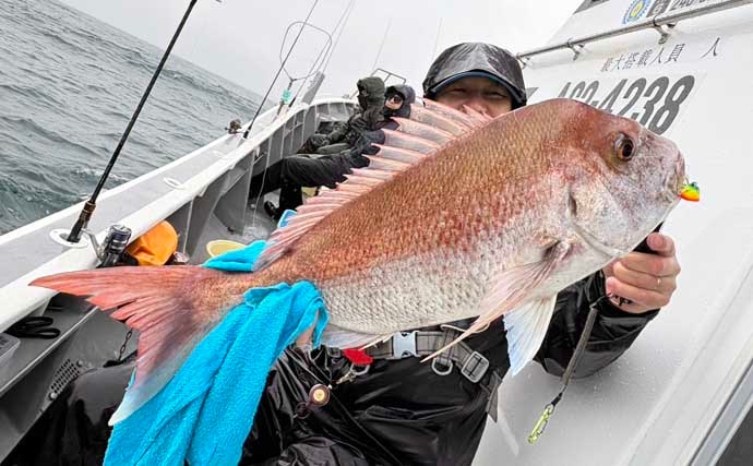 【沖釣り釣果速報】良型マダイに2kg超浮上！五目釣りでヒメダイ・ハチビキなど多彩にヒット（愛知・静岡）