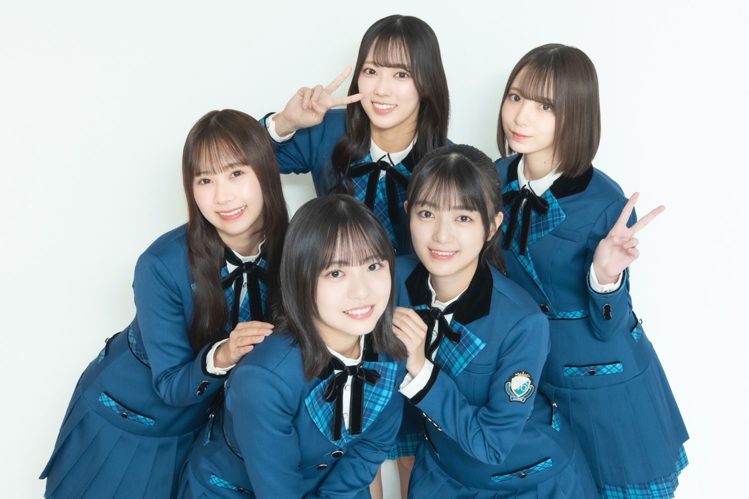 日向坂46の石塚瑶季、清水理央、正源司陽子、平尾帆夏、渡辺莉奈　撮影：永田正雄