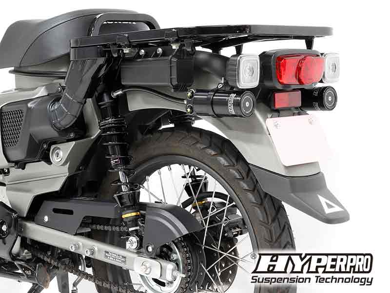 ハイパープロの CT125ハンターカブ用リアショックに「ホース付き別体タンク仕様」が登場! メイン