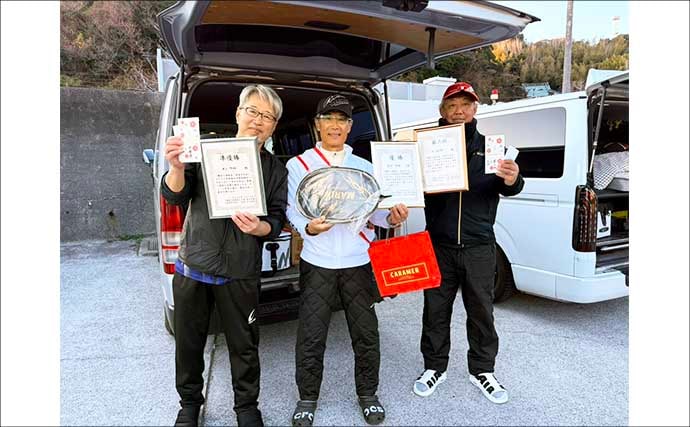 伊豆半島の沖磯で開催された磯釣り大会で見事優勝！ 潮を読み40cm寒メジナを好捕