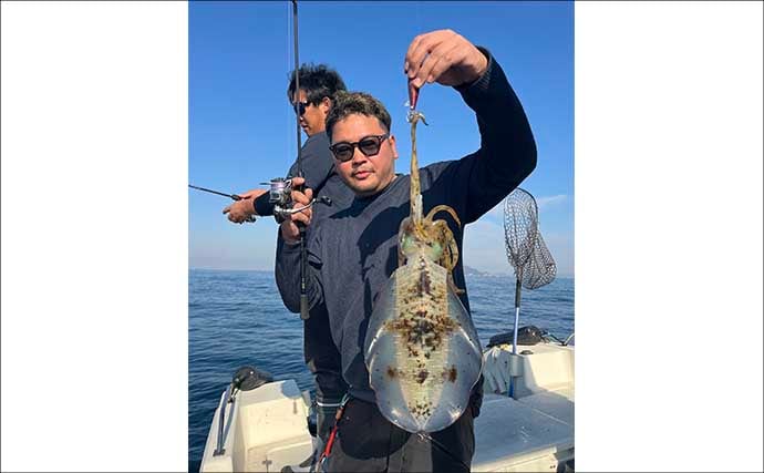 「冬の伊勢湾が熱い！」青物・マダイ・アオリイカの本命3種コンプリート達成