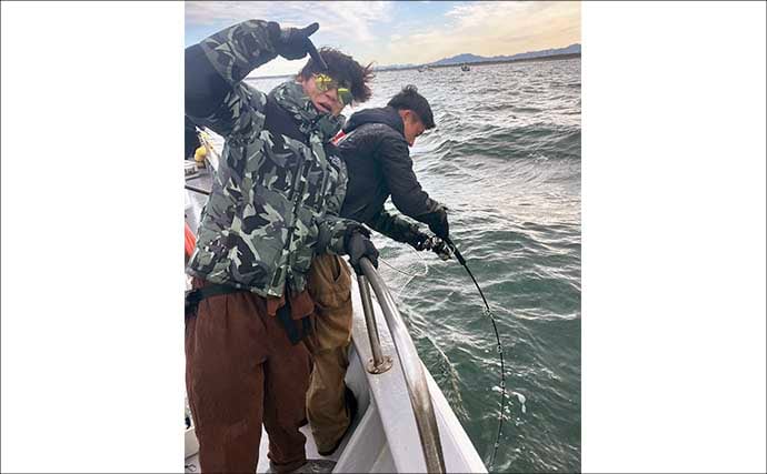 「冬の伊勢湾が熱い！」青物・マダイ・アオリイカの本命3種コンプリート達成