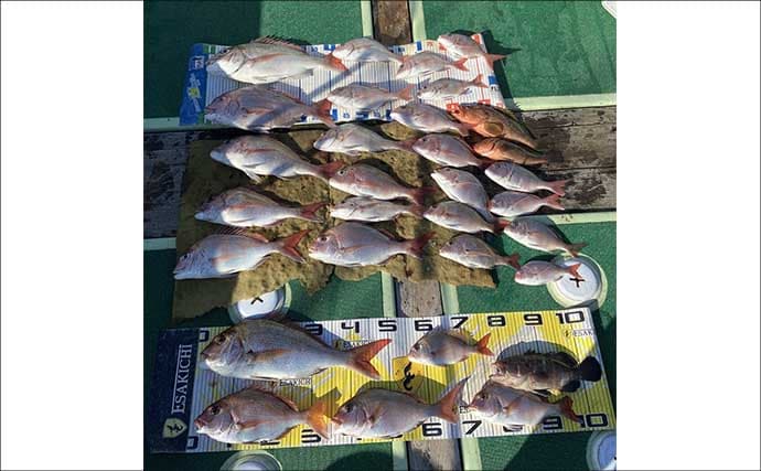 【沖のルアー釣果速報】志摩沖のトンジギで21.7kgタネトン浮上！（三重）