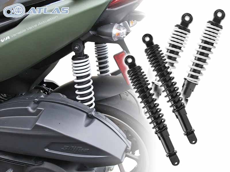 アトラスから、PCX125・シグナス グリファス用「ローダウンサスペンション」発売! シート高約30ミリダウンを実現 メイン
