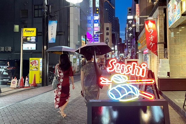 雨の赤坂