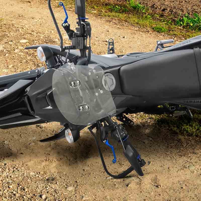 ツーリングから林道まで対応、ダートフリークから WR125R用「アドベンチャーアーマーハンドガード／フットペグ」発売 記事3