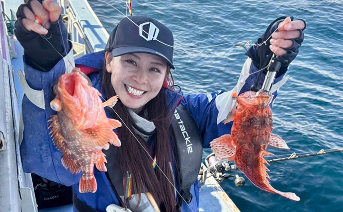 「冬でも釣りに行くのには訳があった？」厳寒期の高級美味食材『オニカサゴ』を狙う！