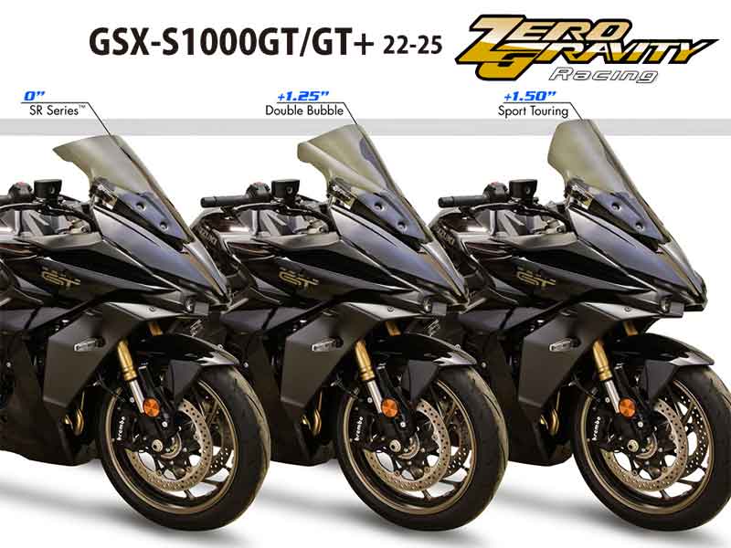 ゼログラビティのスクリーンに GSX-S1000GT/GT+(22-25)用が登場! メイン