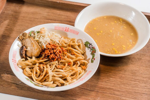 （５）完成！　「豚ニンニクまぜそばと豚コンポタ定食」