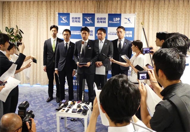 参院選の結果を「国民からの最後通牒」として党に体制の刷新を求めた自民党青年局