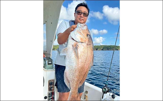「自作インチク炸裂!」壱岐島のマイボート釣行で70cmマダイを好捕【長崎】