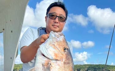 「自作インチク炸裂！」壱岐島のマイボート釣行で70cmマダイを好捕【長崎】