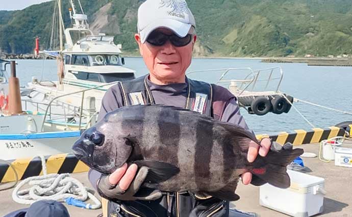 「秋磯スタートダッシュ!」高島の沖磯釣りで良型イシガキダイをキャッチ【静岡】