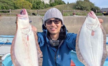 伊勢湾エリアの泳がせ釣りでヒラメ4匹手中【三重】エサのアジも入れ食い