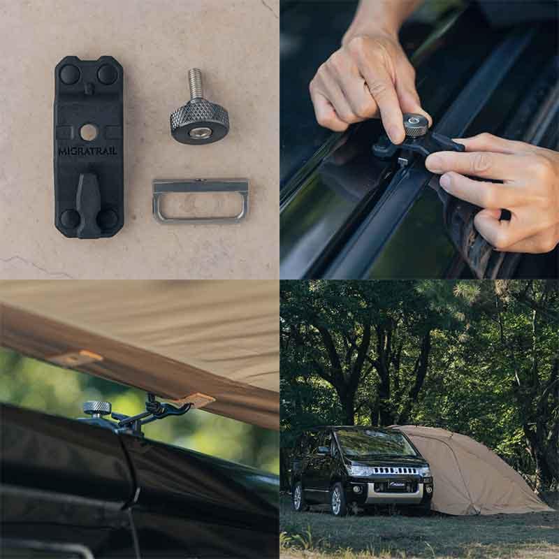 MIGRATRAIL から新作ギアが登場／カーサイドキャンプや車中泊を快適にする多機能アイテム 記事3