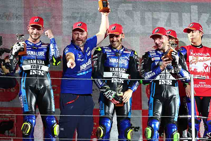 【ヤマハ】「#1 YAMALUBE YART YAMAHA EWC Official Team」が鈴鹿8耐で2位を獲得! 記事1