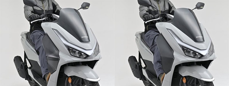 PCX/160(’25)に対応! 足元の走行風を抑えるデイトナの「サイドバイザー」が登場 記事2