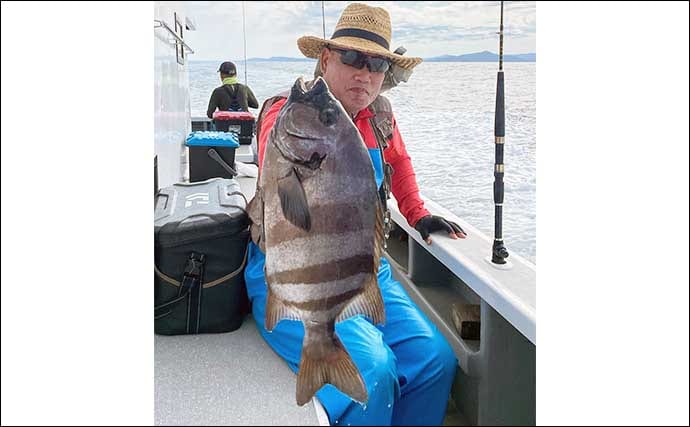 【沖釣り釣果速報】アマダイ便で1kg超え良型シロアマダイ浮上!赤白そろい踏みでゲット(愛知・静岡)