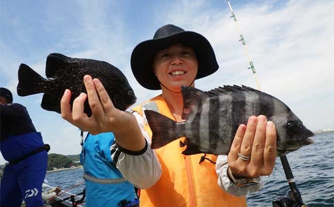 【沖釣り釣果速報】アマダイ便で1kg超え良型シロアマダイ浮上!赤白そろい踏みでゲット(愛知・静岡)