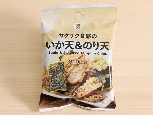セブン-イレブン「サクサク食感のいか天&のり天」108円