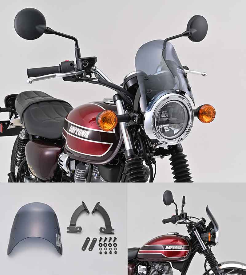 デイトナから W230/MEGURO S1用 スクリーン・パイプエンジンガードが発売! 記事4