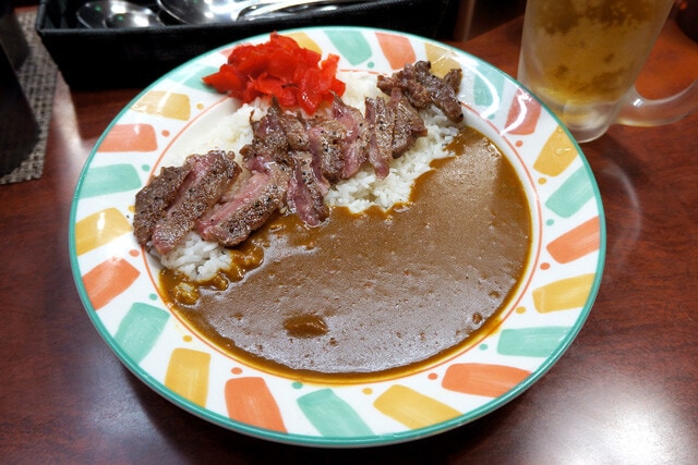 「ステーキカレー」  