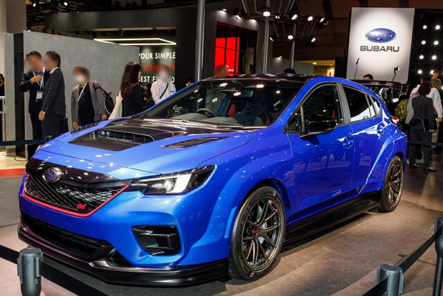 スバル パフォーマンスB STIコンセプト　現行スバルで最もハイパフォーマンスなFA24ターボ、WRX STI譲りの6速MT、さらにAWD（全輪駆動）をギガ盛り
