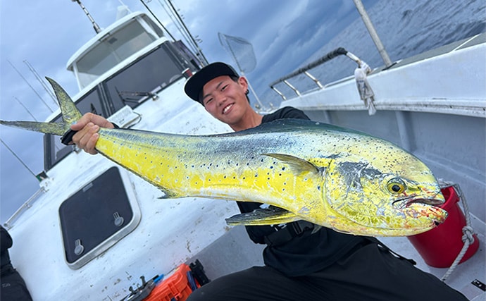 ジギング&キャスティング船で100cmシイラ浮上!【長崎】60cm級ハガツオやネリゴもヒット