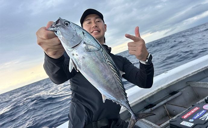 ジギング&キャスティング船で100cmシイラ浮上!【長崎】60cm級ハガツオやネリゴもヒット