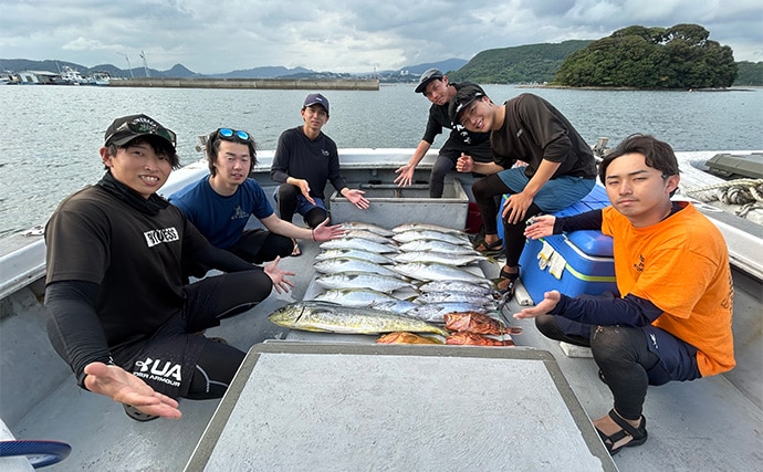 ジギング&キャスティング船で100cmシイラ浮上!【長崎】60cm級ハガツオやネリゴもヒット