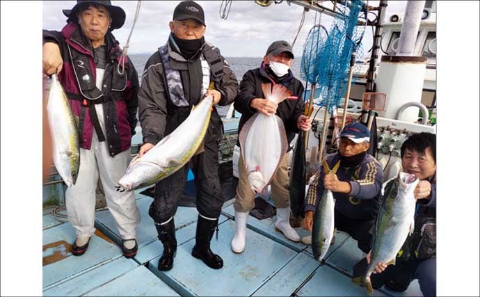 【沖釣り釣果速報】ヒラマサがデッキにズラリ！玄界灘の落とし込み釣りで青物続々ヒット（福岡）