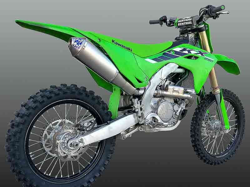 テックサーフから KX250(25)用フルエキゾーストマフラー「Super Moto MX/スーパーモト エムエックス」が発売! メイン