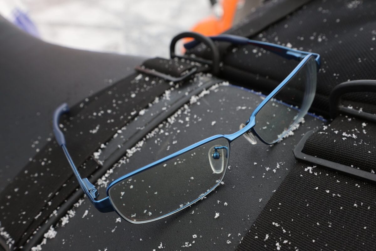 ダブルオーグラスギアの「RIDINGEYEWEAR」のオプションには、“曇り止め加工”のオプションが用意されている。