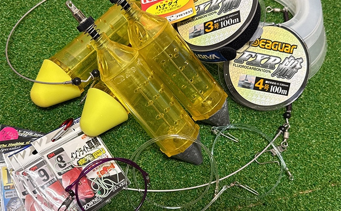 大原沖イサキ船でのシマアジ対応タックルを徹底解説 ターゲットサイズごと3セットの使い分け方とは?