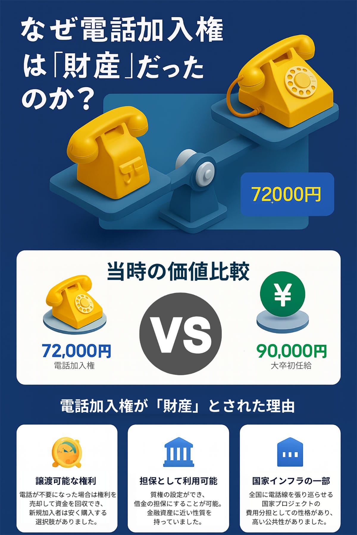 なぜ電話加入権は「財産」だったのか？1