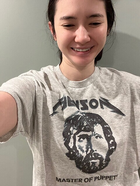 『タモリ倶楽部』の最終回でも着た、ジム・ヘンソンのヘビメタ風パロディTシャツ