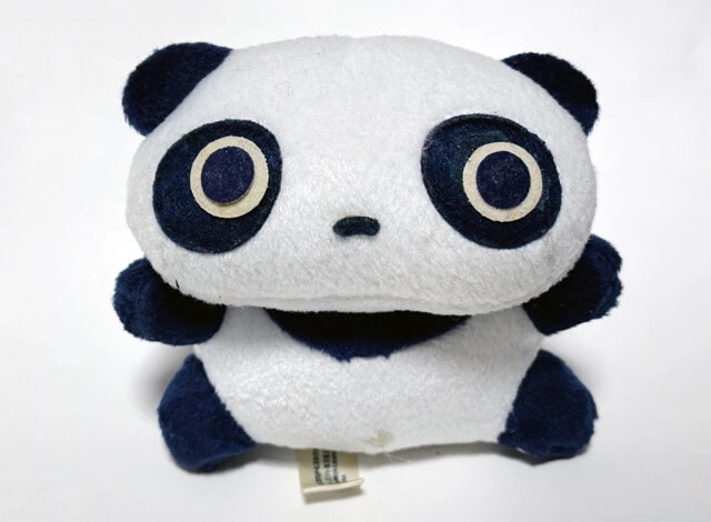 「たれぱんだ」のぬいぐるみ