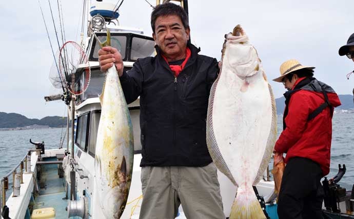 【沖釣り釣果速報】芦屋沖の落とし込み釣りで100cmヒラマサ浮上！船中青物57匹の爆発劇（福岡）