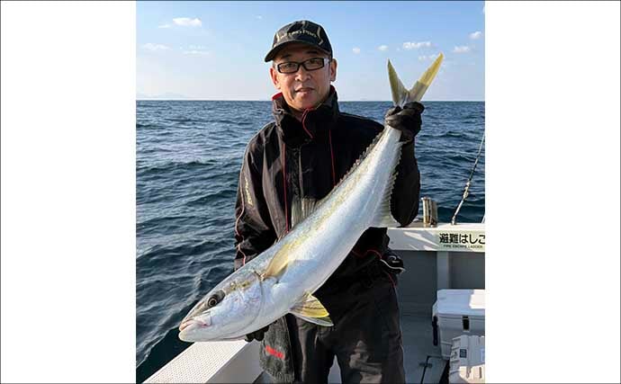 【沖釣り釣果速報】芦屋沖の落とし込み釣りで100cmヒラマサ浮上！船中青物57匹の爆発劇（福岡）