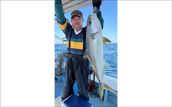 【沖釣り釣果速報】芦屋沖の落とし込み釣りで100cmヒラマサ浮上！船中青物57匹の爆発劇（福岡）