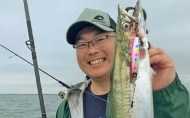 伊勢湾キャスティングゲームでマゴチ＆サワラの2大ターゲット制覇！【三重】潮変わりに連発