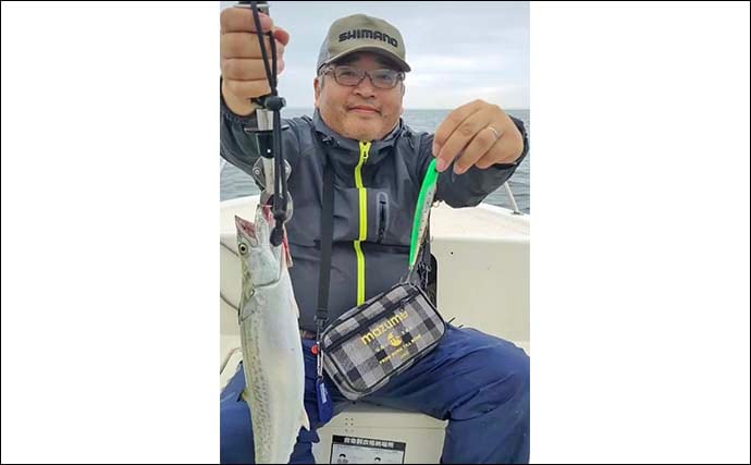 伊勢湾キャスティングゲームでマゴチ＆サワラの2大ターゲット制覇！【三重】潮変わりに連発